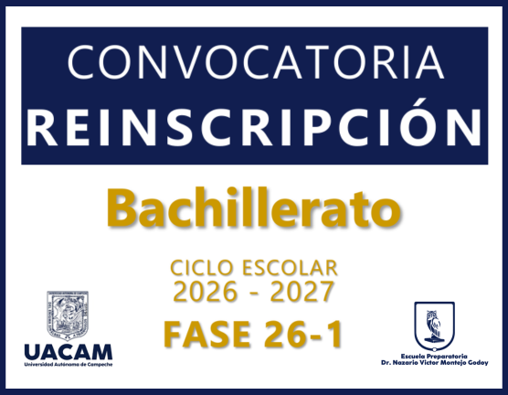 Convocatoria Reinscripcion